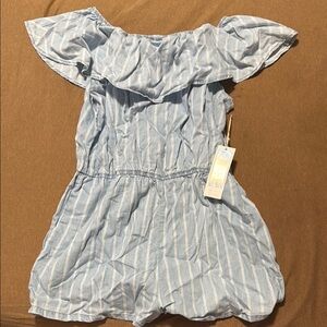 Ci Sono Light Blue Striped Garment